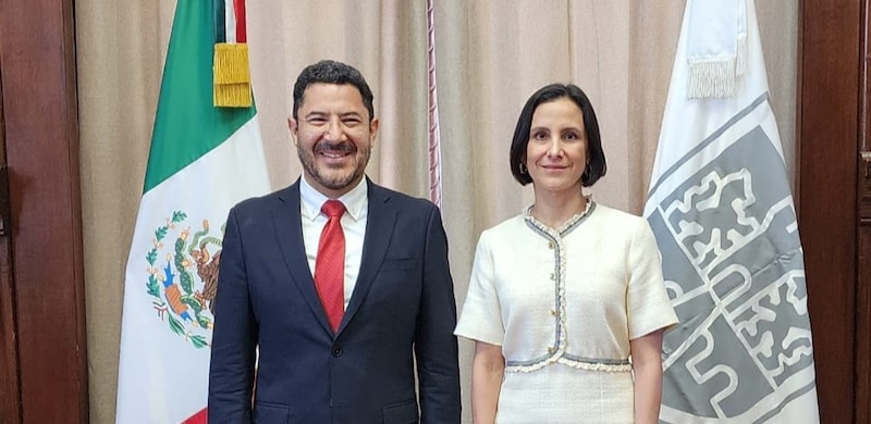 Reunión entre el Presidente de México y la Embajadora de Alemania