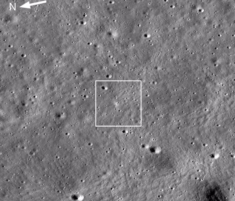 Imagen de la superficie de la Luna