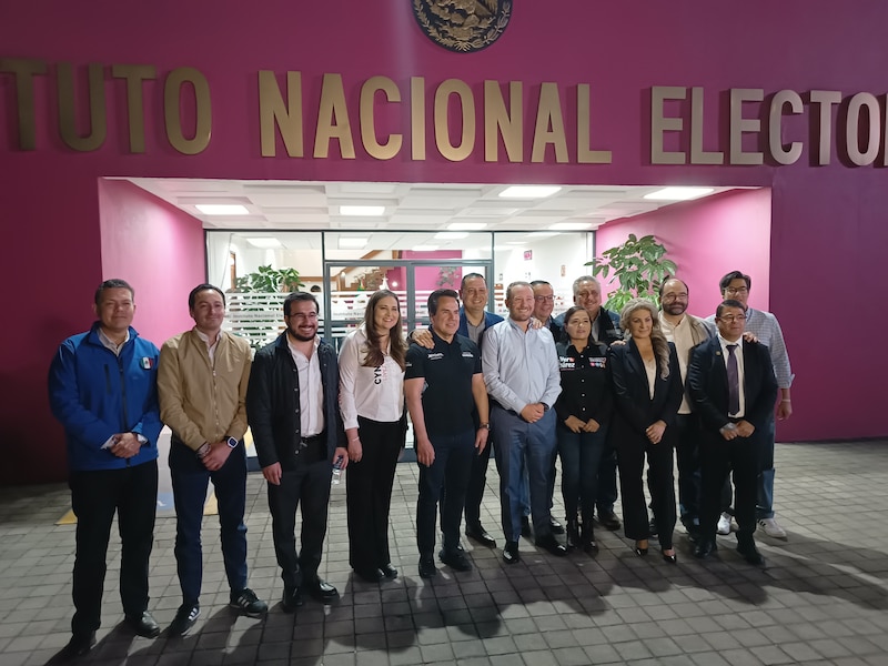 Reunión de trabajo del Instituto Nacional Electoral (INE)