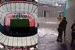 Estadio Azteca aparece “inundado” a dos días de la inauguración del Mundial 2026