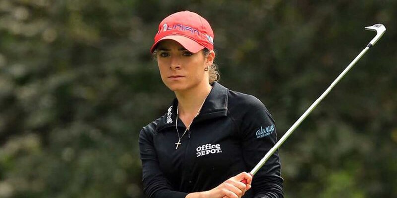 La golfista Lorena Ochoa, en acción durante un torneo