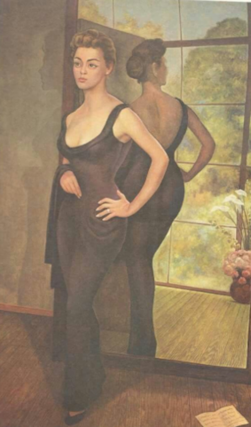 Pintura de Silvia Pinal realizada por el muralista y artista mexicano, Diego Rivera en 1956.