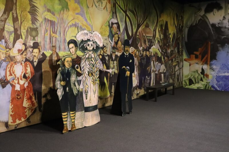 Un mural de Diego Rivera en el Museo de Arte Moderno de la Ciudad de México