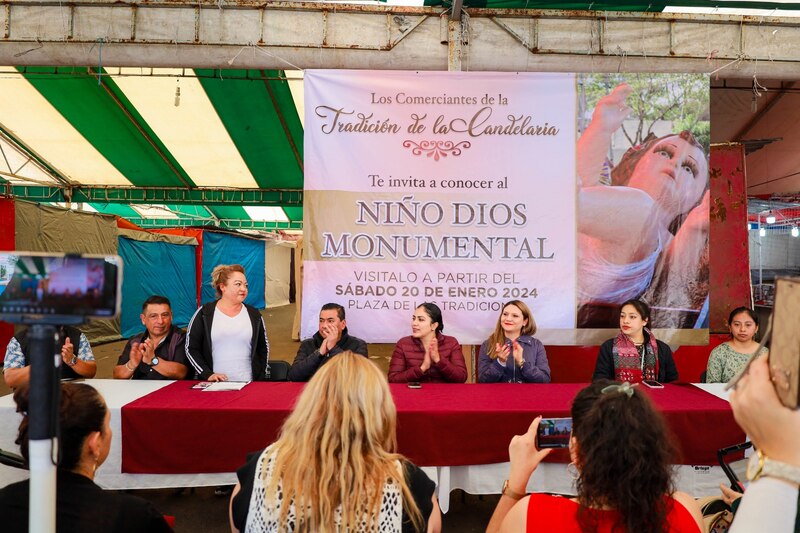Los comerciantes de la Candelaria invitan a conocer al Niño Dios monumental