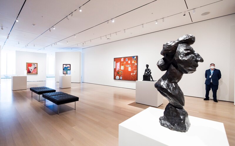 Escultura en el museo