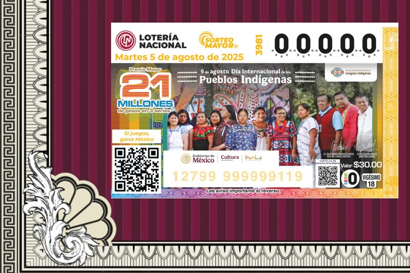 Sorteo Mayor 3981 de la Lotería Nacional