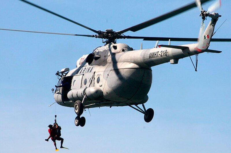 Rescate en helicóptero