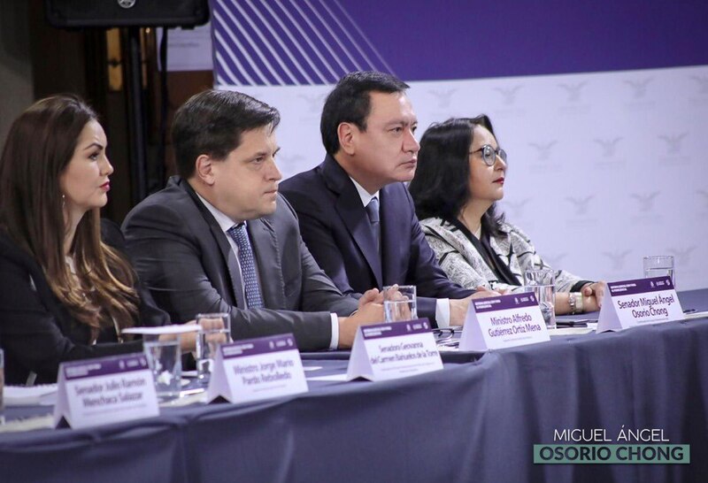 Title: Reunión de trabajo de la Comisión de Justicia del Senado de la República