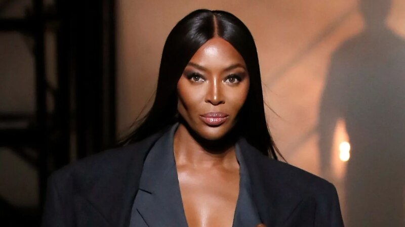 Naomi Campbell en la Semana de la Moda de París