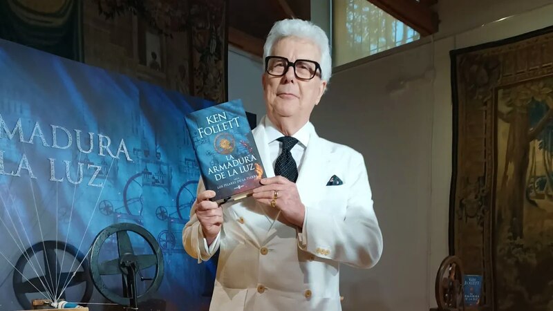Ken Follett presenta su nuevo libro "La armadura de la luz"