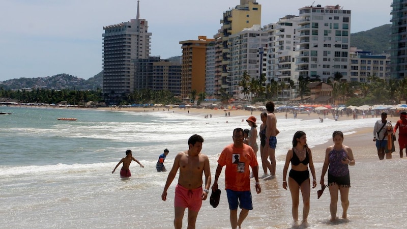Disfrutando del sol en la playa