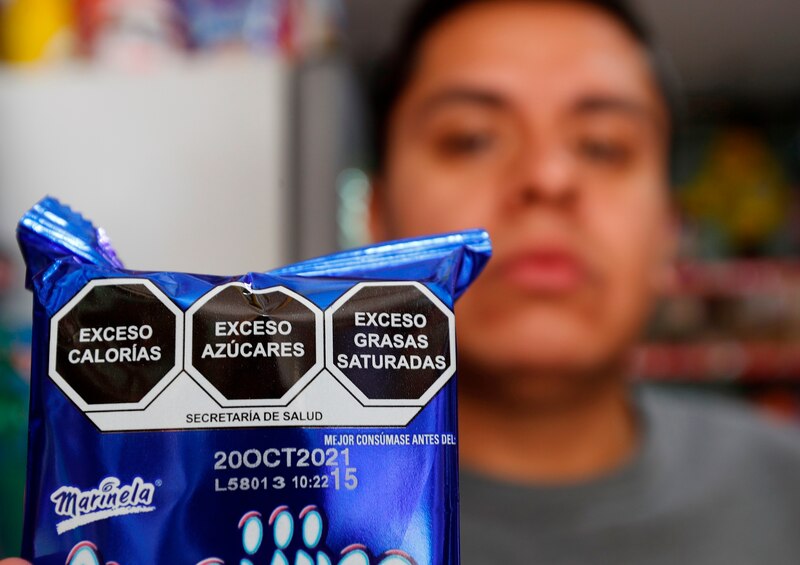 Nuevo etiquetado de alimentos en México