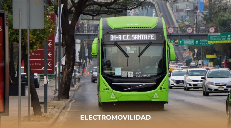 Autobús eléctrico en la Ciudad de México