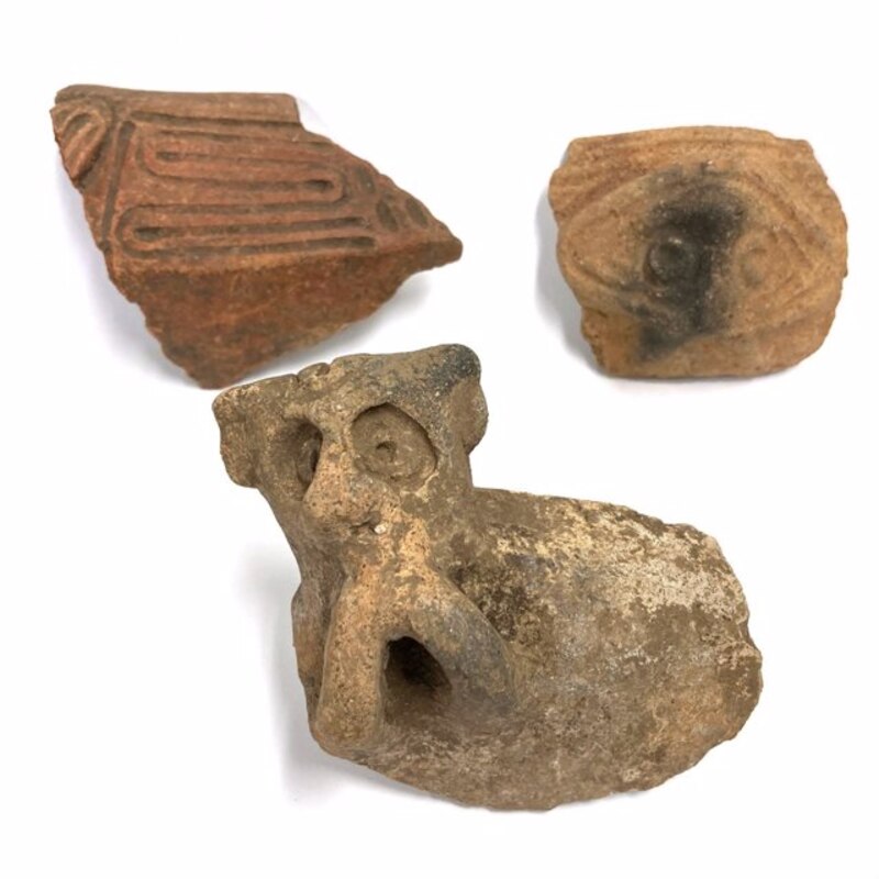 Fragmentos de cerámica prehispánica