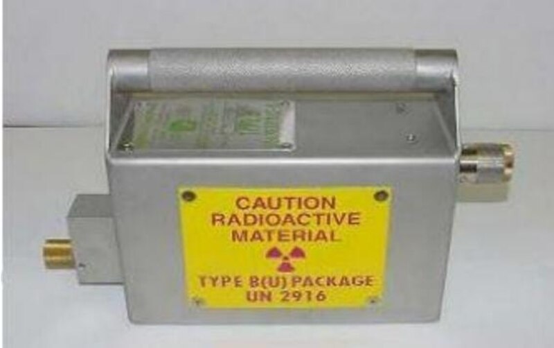 Contenedor de material radiactivo