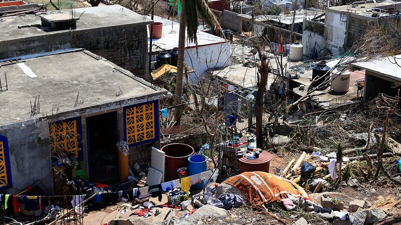 Devastación en Puerto Rico tras el huracán María