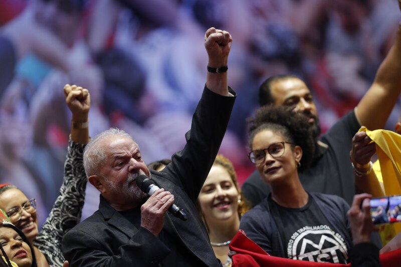 Lula da Silva celebra su victoria en las elecciones presidenciales de Brasil
