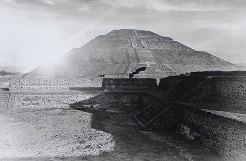 La Pirámide del Sol en Teotihuacán