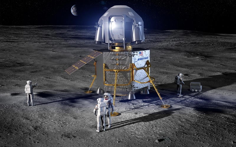 Los astronautas de la NASA exploran la superficie lunar