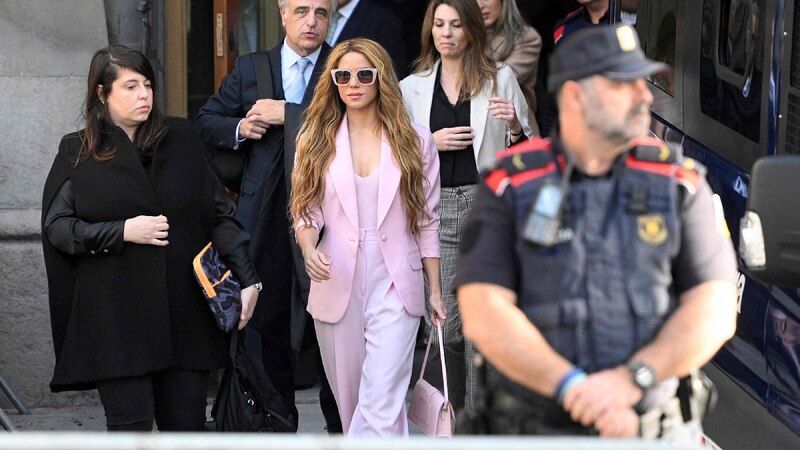 La cantante Shakira llega a la Audiencia de Barcelona para declarar por fraude fiscal