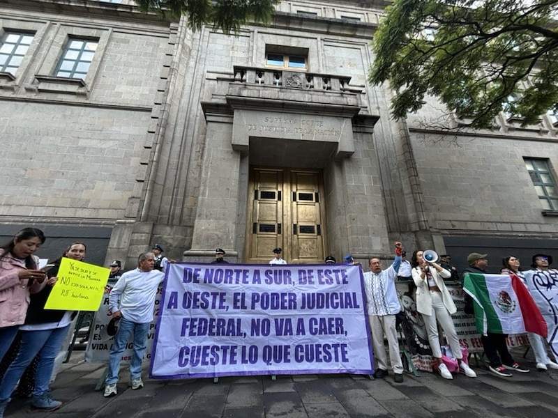 Manifestación en apoyo al Poder Judicial de la Federación en México