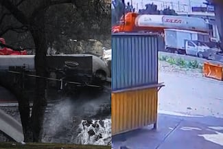 Nuevos videos muestran a la pipa de gas de Iztapalapa a velocidad regular segundos antes de explotar