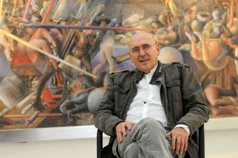 El artista plástico argentino Luis Felipe Noé