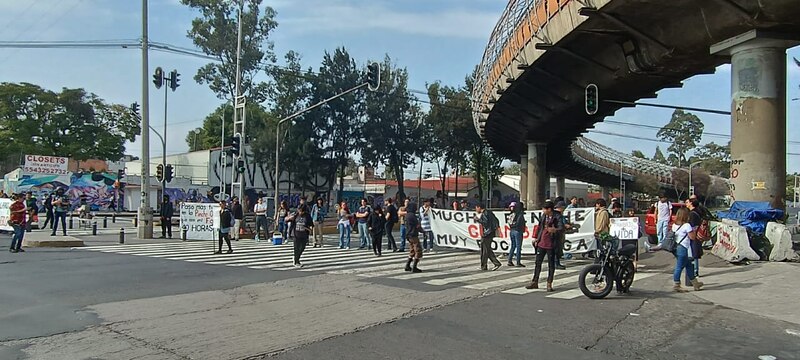 Protesta contra el gobierno en la Ciudad de México
