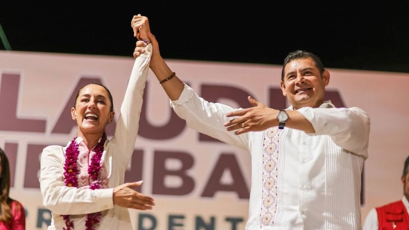 Candidata celebra su victoria en las elecciones presidenciales