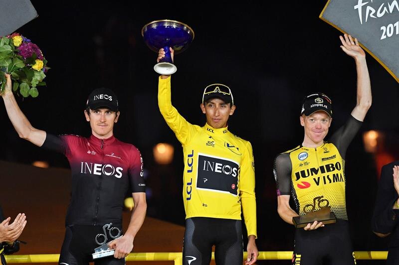 Egan Bernal, ganador del Tour de Francia 2019