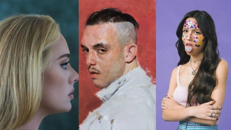 Tres artistas musicales de diferentes épocas