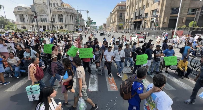 Bloqueos colapsan CDMX
