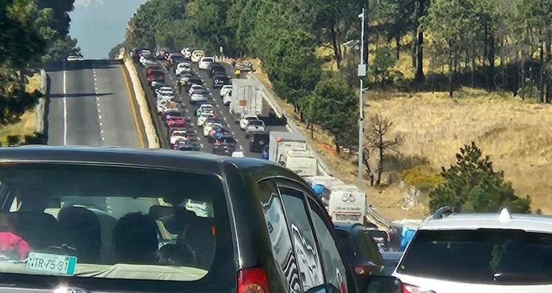 Tráfico en la carretera