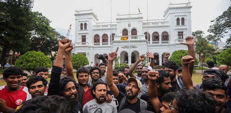 Protestas en Sri Lanka