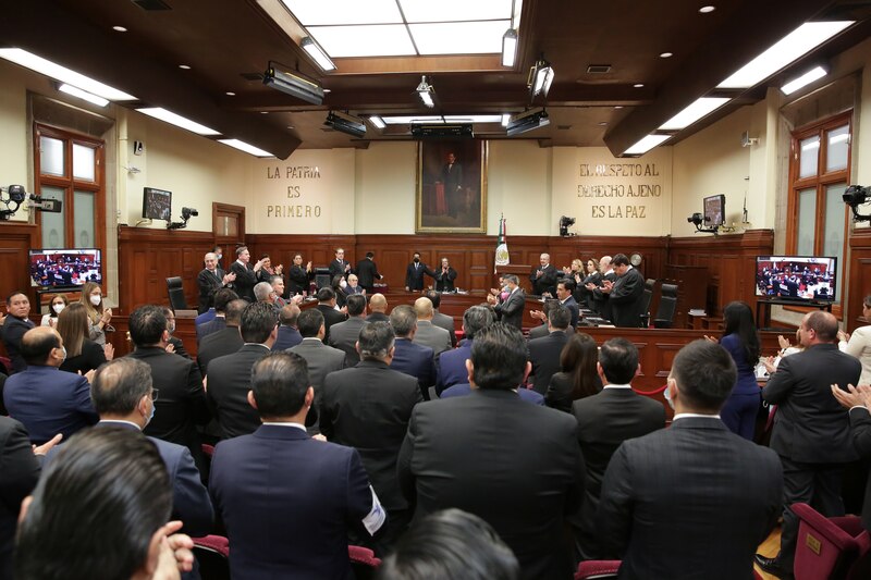 Sesión solemne en el Congreso de la Unión