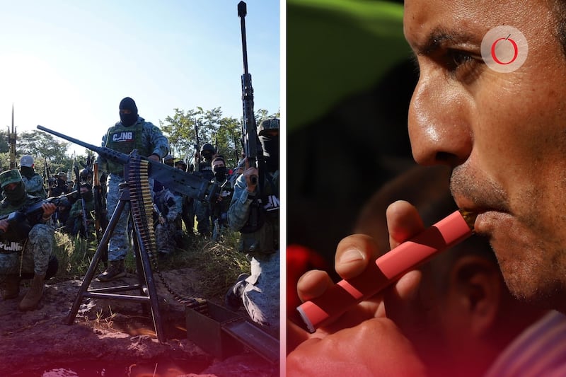 Vapeadores en la mira del narco