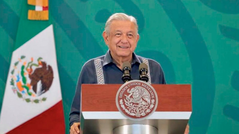 El presidente Andrés Manuel López Obrador durante una conferencia de prensa.