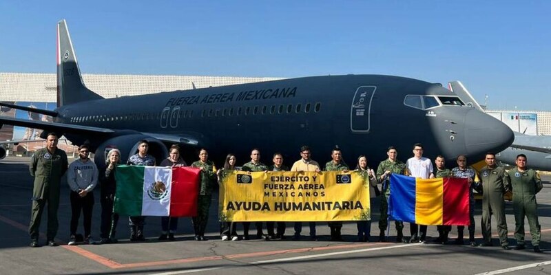 Ejército y Fuerza Aérea mexicanos envían ayuda humanitaria a Ucrania
