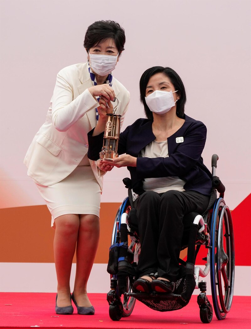 Ceremonia de encendido de la llama olímpica en Tokio 2020