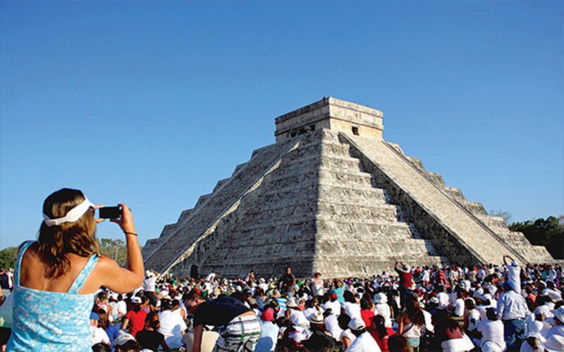 La pirámide de Chichén Itzá
