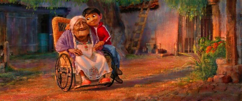 Abuelita y Miguel
