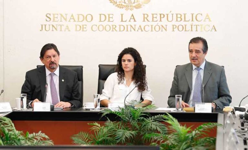 Reunión de la Junta de Coordinación Política del Senado de la República