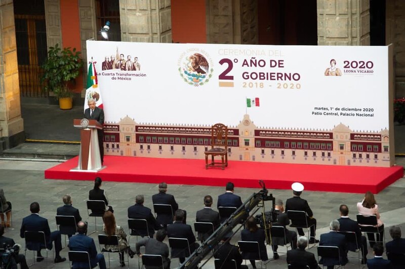 Segundo informe de gobierno de AMLO