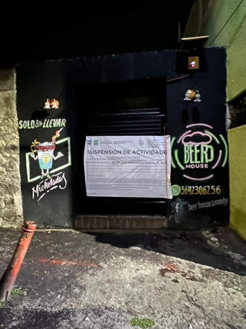 Mural de una cervecería en México