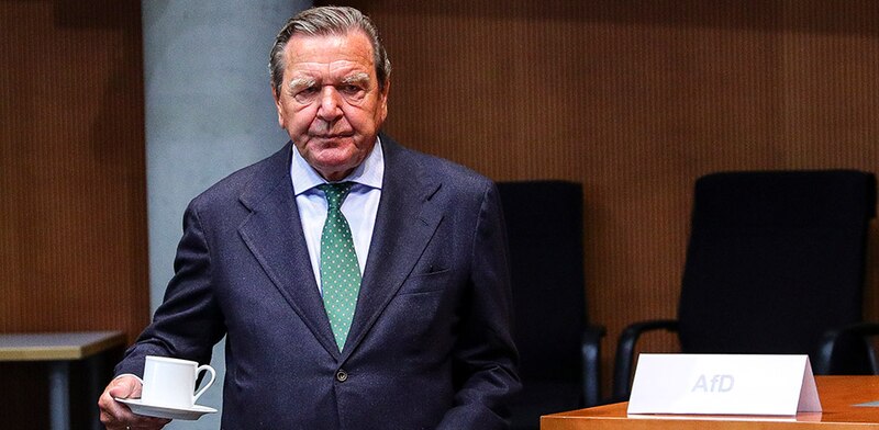 El líder de la AfD, Alexander Gauland, durante una rueda de prensa en Berlín
