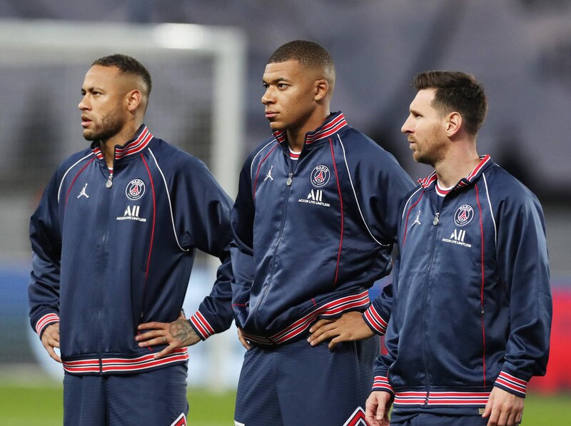 Neymar, Mbappé y Messi, juntos en el PSG