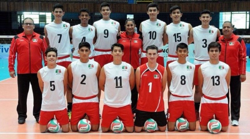 La selección mexicana de voleibol varonil Sub-19
