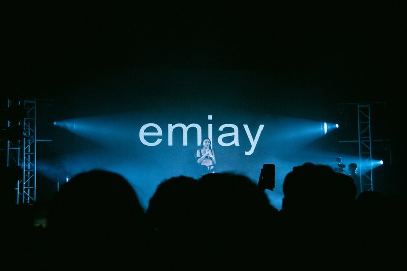 Emjay derrochó energía durante su presentación en Foro Puebla