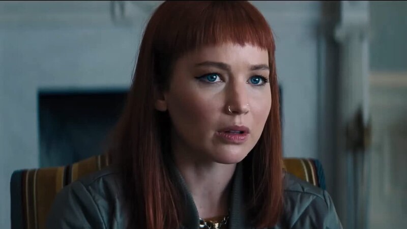 Jennifer Lawrence en una escena de la película Red Sparrow