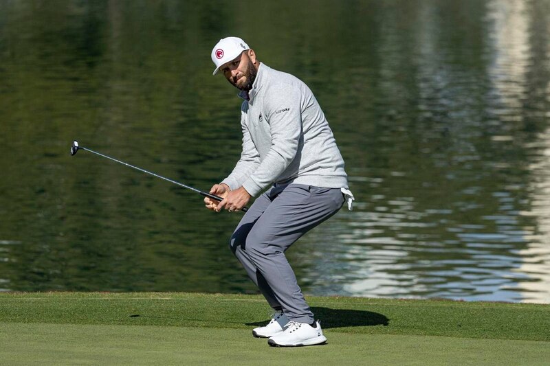 El golfista Zach Johnson en acción durante un torneo